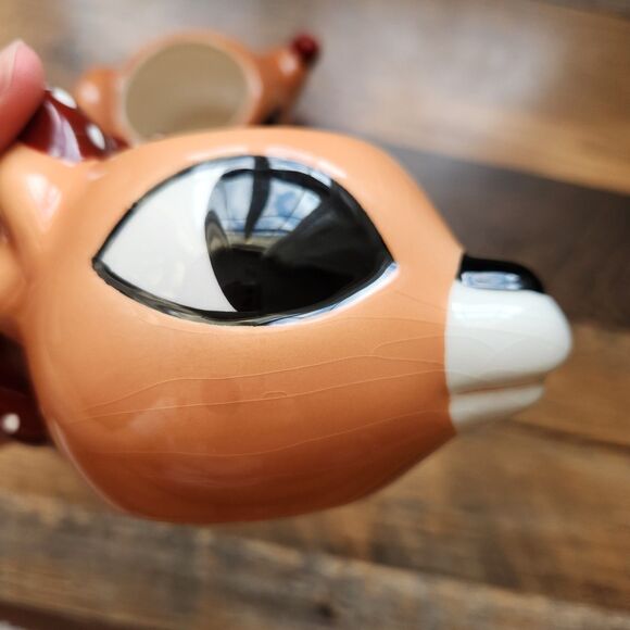 Lot 2 Enesco Rudolph & Clarice Reindeer Island Of Misfit Toys Christmas Mugs Vtg - Picture 15 of 15